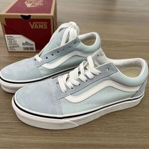 VANS Old Skool Baby Blue Suede/Canvas